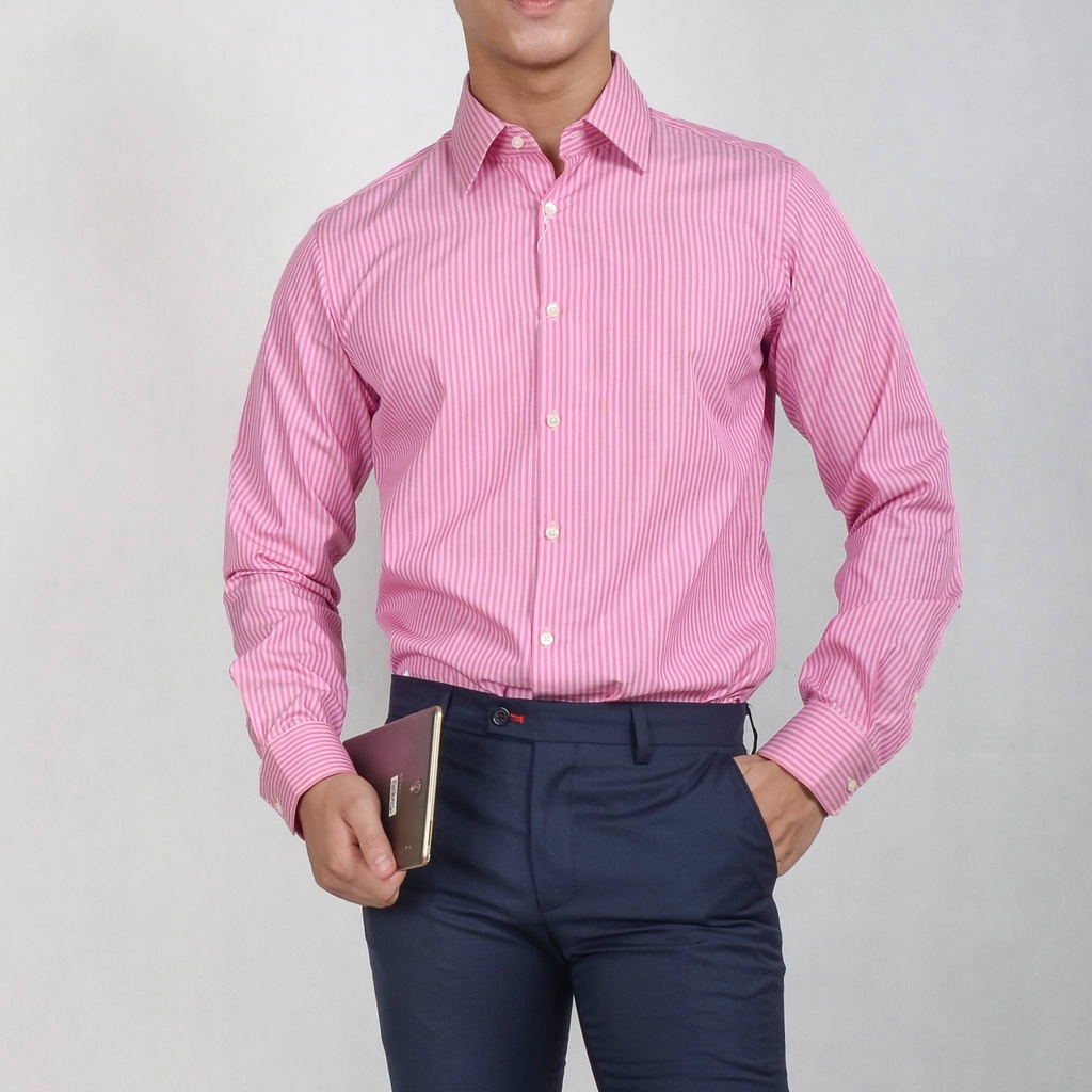 Áo sơ mi nam dài tay công sở kẻ sọc TUTO5 thời trang cao cấp chất đẹp Slimfit Shirt kháng khuẩn khử mùi tốt, ít nhăn.