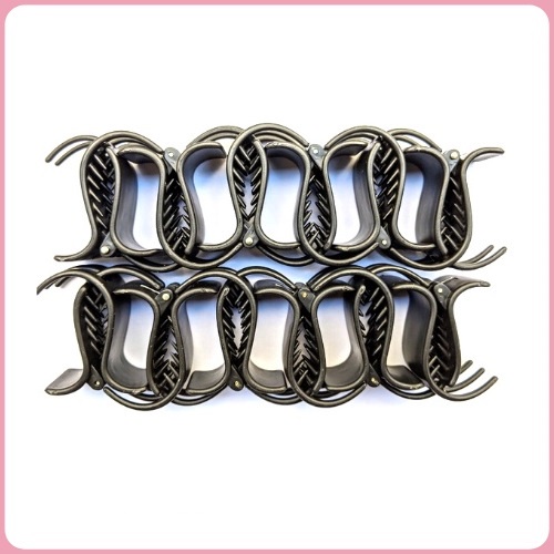 Set 12 kẹp càng cua 3 răng 5 răng OMIE kẹp tóc càng cua tạo xoăn nhẹ phong cách Hàn Quốc