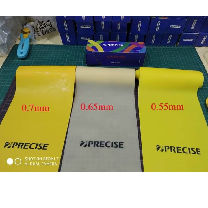 1m thun ná cao su cắt theo yêu cầu + cuộn chỉ + 10 da 3 lỗ xịn