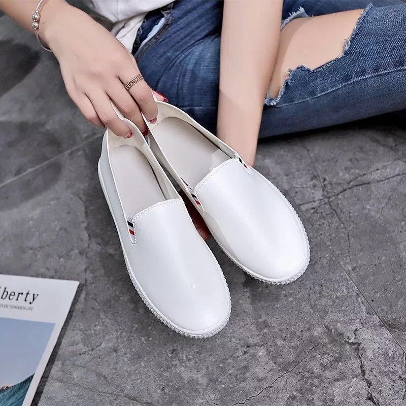 Giày Lười Da pu Thời Trang Cho Nữ, Size 35-40