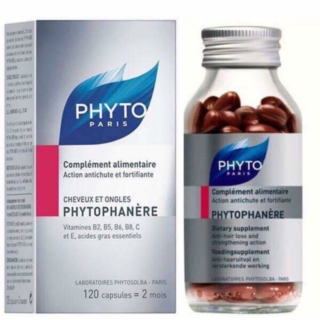 Viên uống làm đẹp tóc- móng Phyto Paris