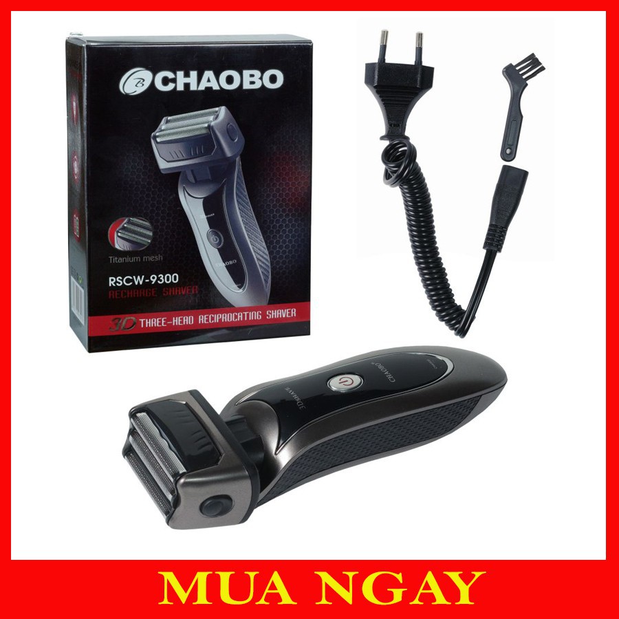  Máy Cạo Râu 3 Lưỡi Xoay Chaobo RSCW 9300  Msp15