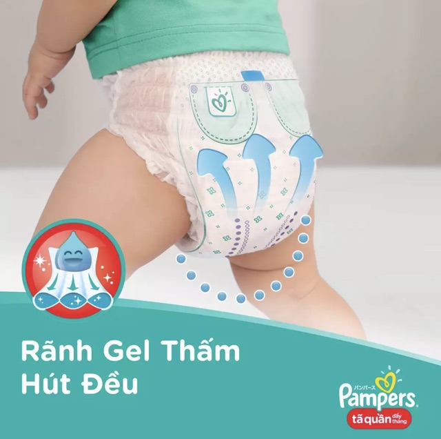 Tã quần Pampers S4/M4/L4