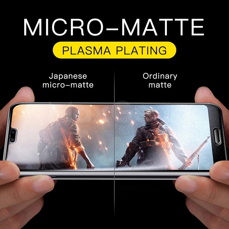 for IPhone 14  Pro Max Kính Cường Lực Nhám Viền Bóng Chống Vân Tay iphone AG for IPhone 14 13 Pro Max 12 Pro Max 11 Pro Max X 8 7 6s Plus