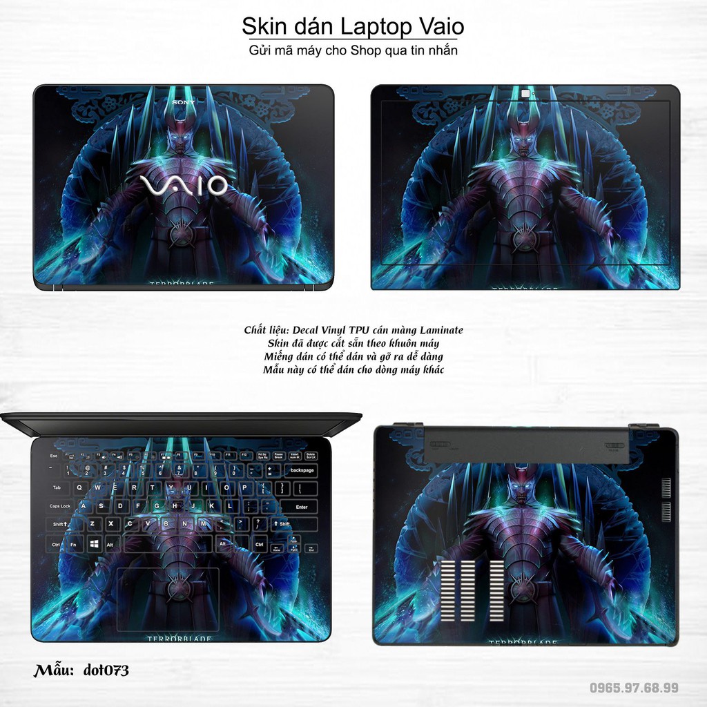 Skin dán Laptop Sony Vaio in hình Dota 2 _nhiều mẫu 12 (inbox mã máy cho Shop)