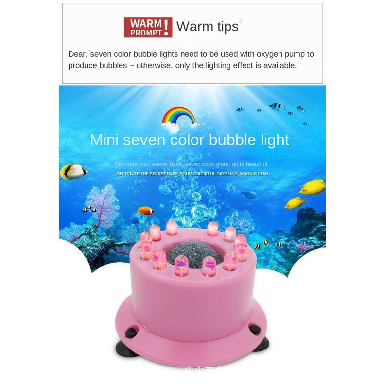 Đèn Trang Trí Bể Cá Màu Sắc Sinh Động