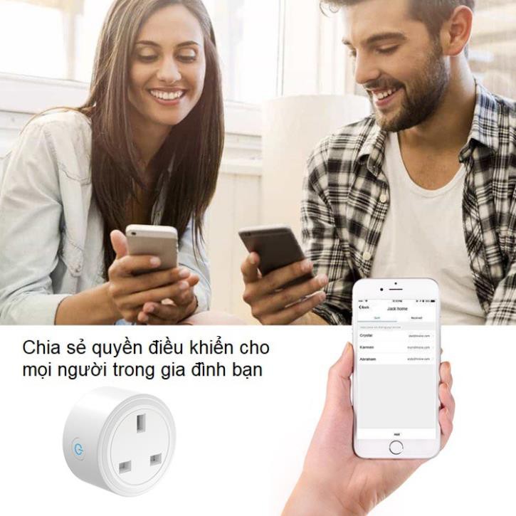 Ổ cắm điều khiển từ xa qua wifi BSD29 ( Bật tắt, hẹn giờ điện ở nhà dù bạn ở bất kì đâu ) - CÔNG SUẤT LỚN SSHCN