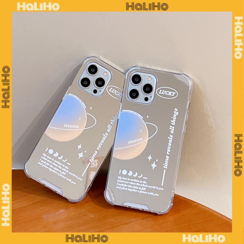 Ốp điện thoại Acrylic tráng gương chống sốc bảo vệ camera thích hợp cho iPhone 11 13 Pro Max 12 Pro Max 7 Plus xr