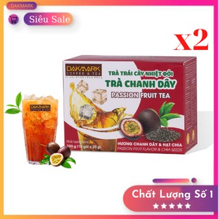 Combo 2 Trà chanh dây DakMark(10gói x 20g)
