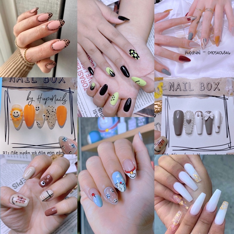 NAILBOX/Móng up thiết kế Inb HD đo móng