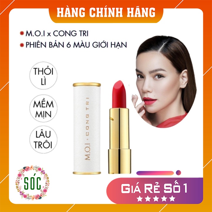 Son Thỏi Lì M.O.I Hồ Ngọc Hà x Công Trí 2021✅ Bản Giới Hạn 6 màu✅ Hàng Cao Cấp Chính Hãng