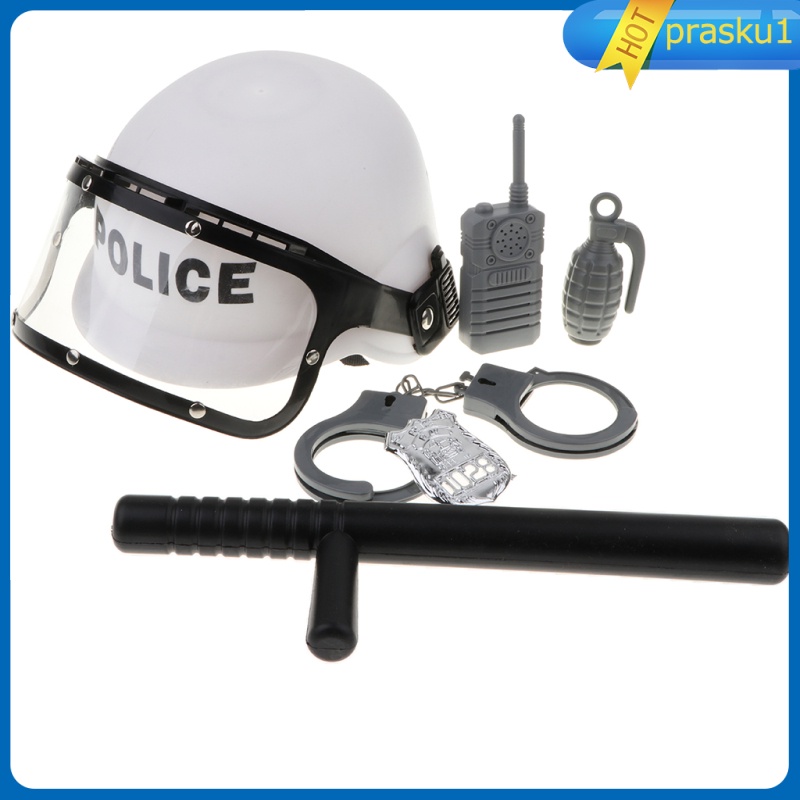 Set 6 nón bảo hiểm hóa trang cảnh sát cho bé