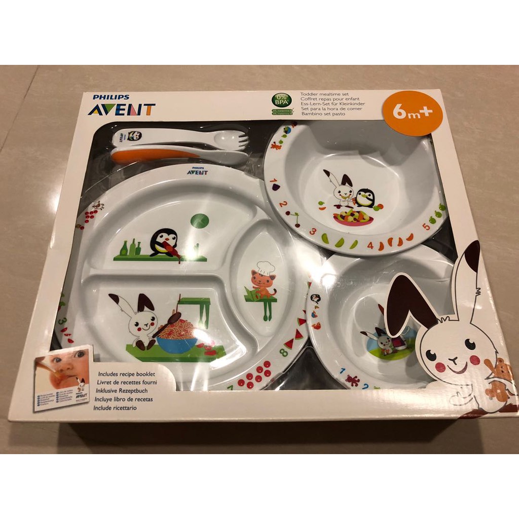 Bộ đồ ăn dặm cao cấp cho bé Philips Avent 716/00