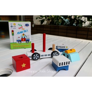 Lắp ráp xe cảnh sát Winwintoys 60292