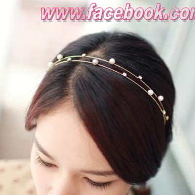 Bờm 2 dây ngọc đá mảnh