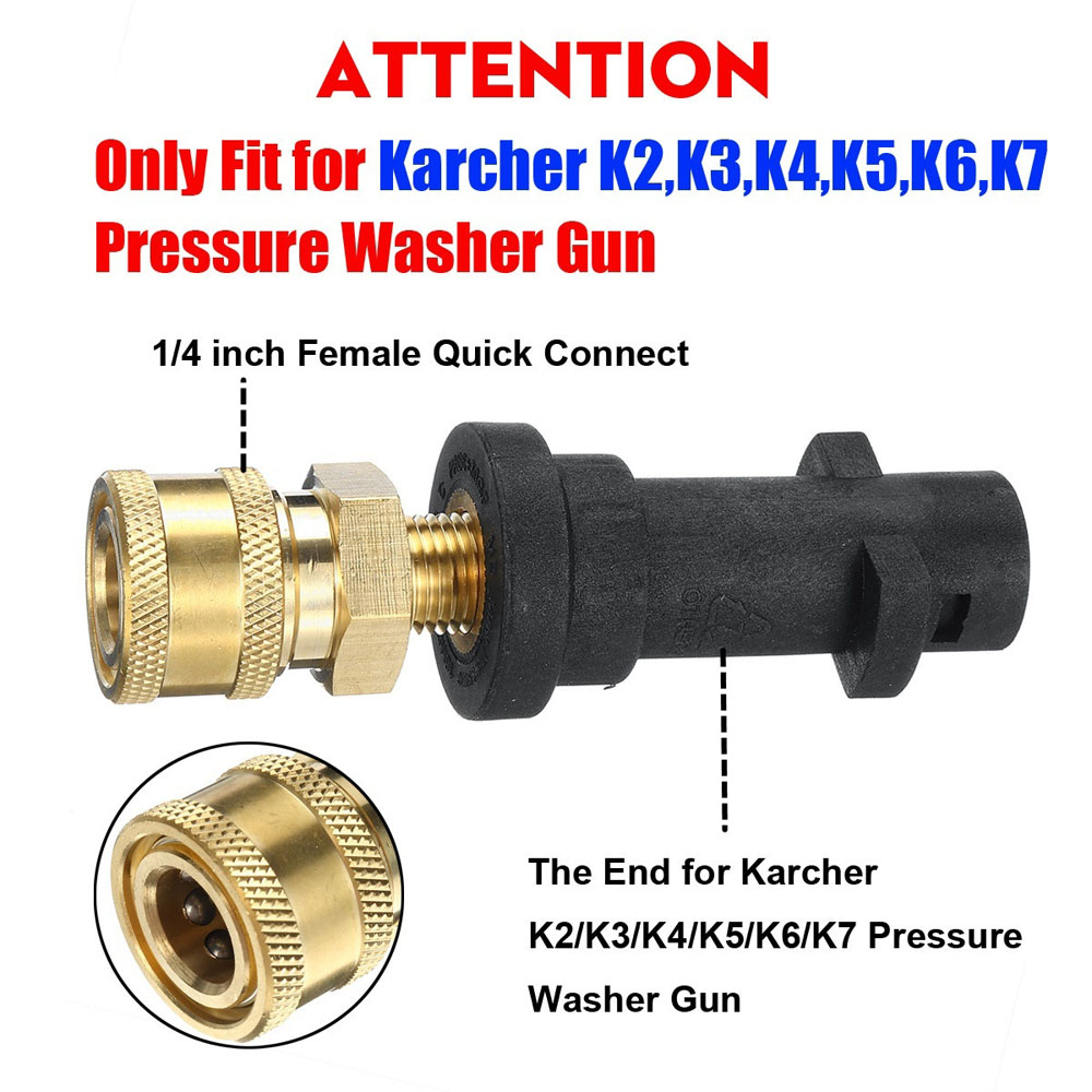 Đầu Nối Ống Nước Áp Suất Cao 1 / 4 Inch Cho Karcher K Series