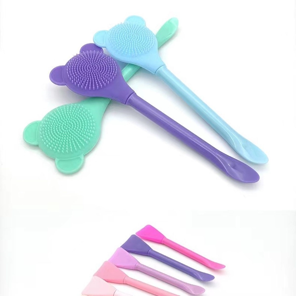 Mút Rửa Mặt Silicon ĐẦU LÔNG NHỎ MỀM MỊN có tay cầm Làm Sạch Sâu Thân Thiện Không Gây Kích Ứng Da Nội Địa Trung | BigBuy360 - bigbuy360.vn