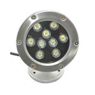 Đèn led âm nước đế hắt đổi màu 9w 24v