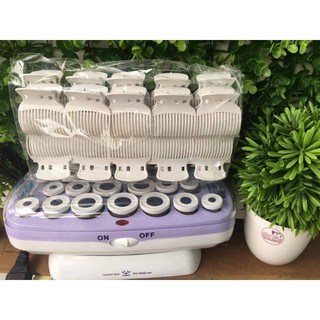Bộ uốn tóc dùng nhiệt Ymei (lô uốn). 20 ống máy uốn tóc tại nhà
