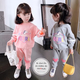 Bộ nỉ da cá hoạ tiết ngựa poni dễ thương