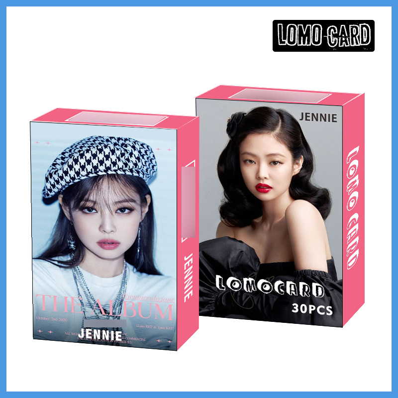 Blackpink Album - THE ALBUM LOMO CARD Blackpink LISA ROSE PHOTOCARD