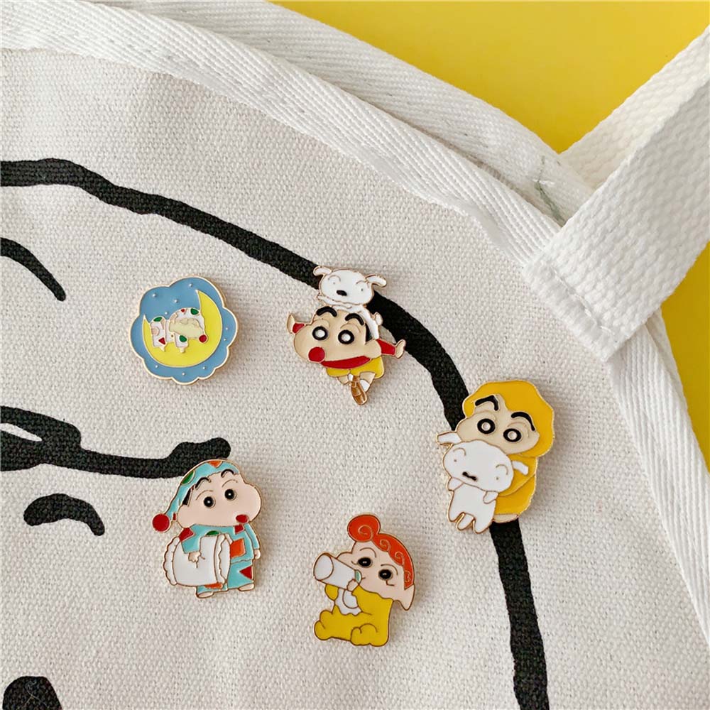 Ghim Cài Áo Hình Cậu Bé Bút Chì Dễ Thương Cho Nữ