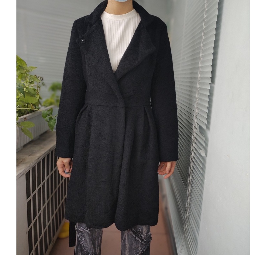Áo khoác mangto Dạ Hàn second-hand, áo mangto, Trench coat - Đồ Si Bon MT51