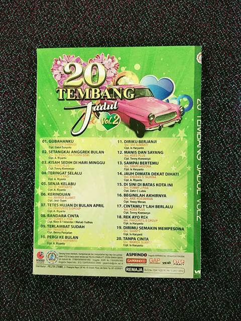 Đĩa Cd Những Bài Hát Karaoke Vcd 20 Vol 2 Chất Lượng Cao