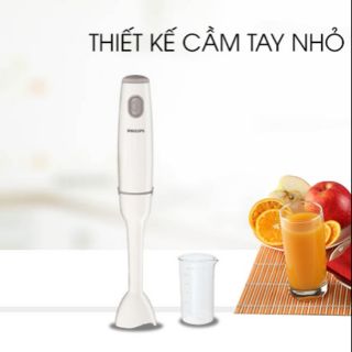 TTD-Máy xay cầm tay đa năng Philips HR1600 với thiết kế nhỏ gọn, lưỡi dao sắc bén ,nhỏ và mịn