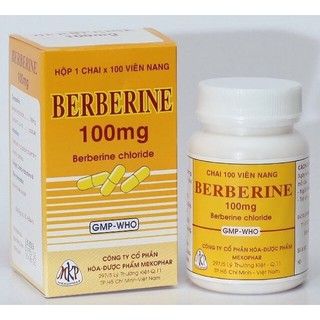 viên BERBERINE Hỗ trợ tiêu hóa 100mg