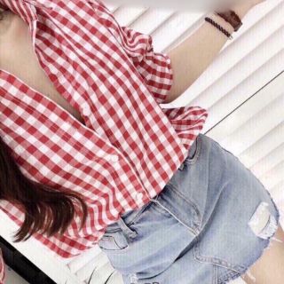 Áo sơ mi caro nữ