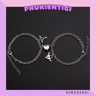 Vòng tay cho cặp đôi, vòng tay cặp đôi nam châm cực xinh cho các cặp đôi yêu nhau