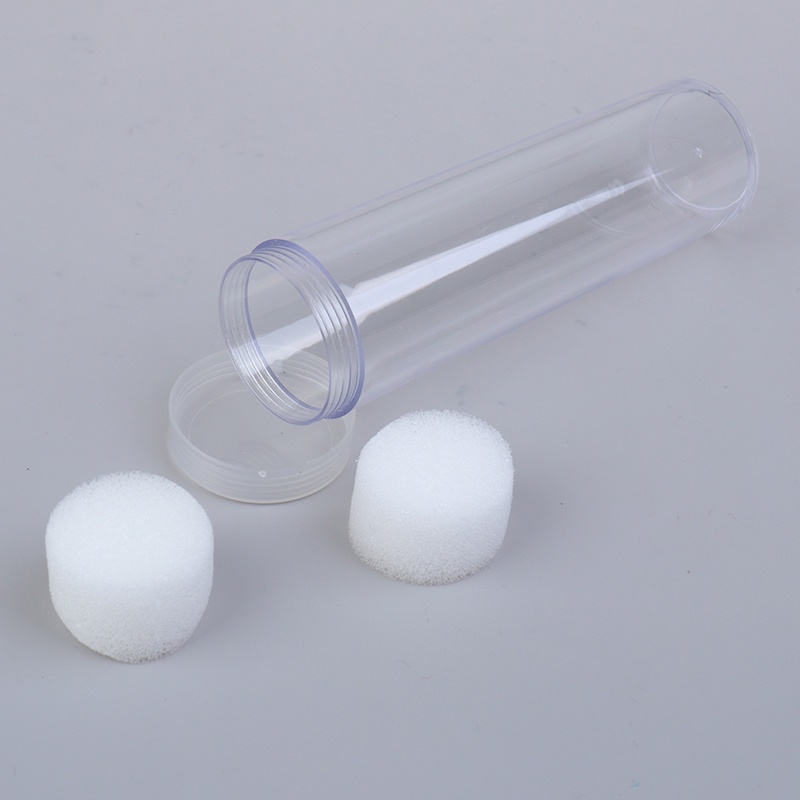 Bộ 2 Ống Nhựa Trong Suốt Đựng Tiền Xu Tiện Dụng