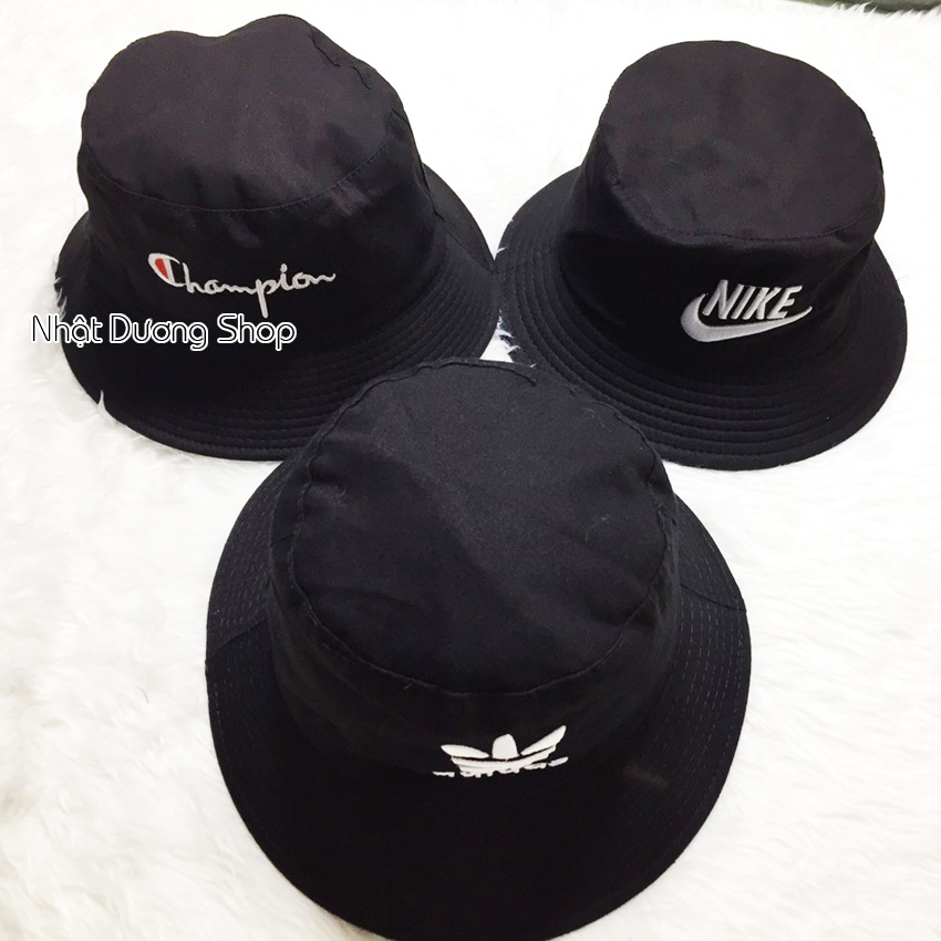 Nón tai bèo Bucket các loại - Đen thích hợp cho mọi lứa tuổi và tuổi teen