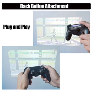 For PS4 Extended Gamepad Back Button Attachment Controller Paddles For DualShock4 Rear Extension Keys With Turbo Accessories