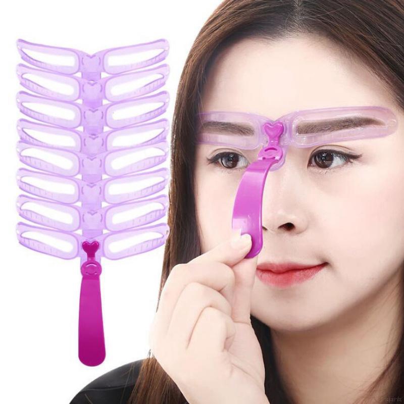 Khuôn kẻ mày có tay cầm tiện dụng cho trang điểm