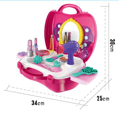 Bộ đồ chơi trang điểm cho bé gái 21 món