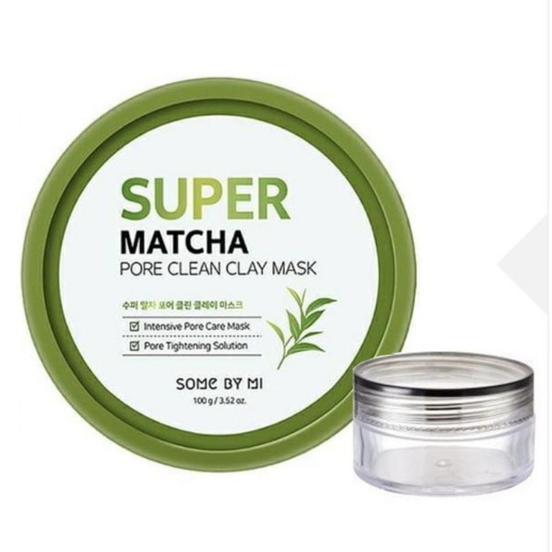Mặt nạ đất sét làm sạch lỗ chân lông SOME BY MI Super Matcha Pore Clean Clay Mask 100g Chính hãng - Miss Xinh