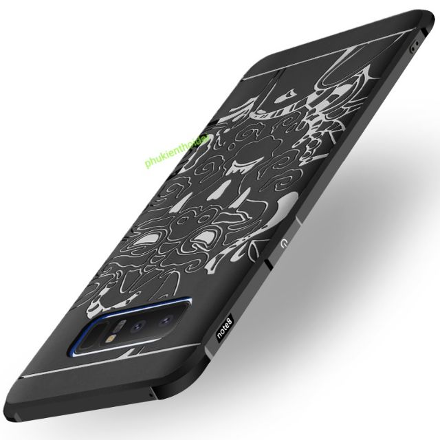 Galaxy Note 8 ốp lưng chống sốc hoa văn rồng