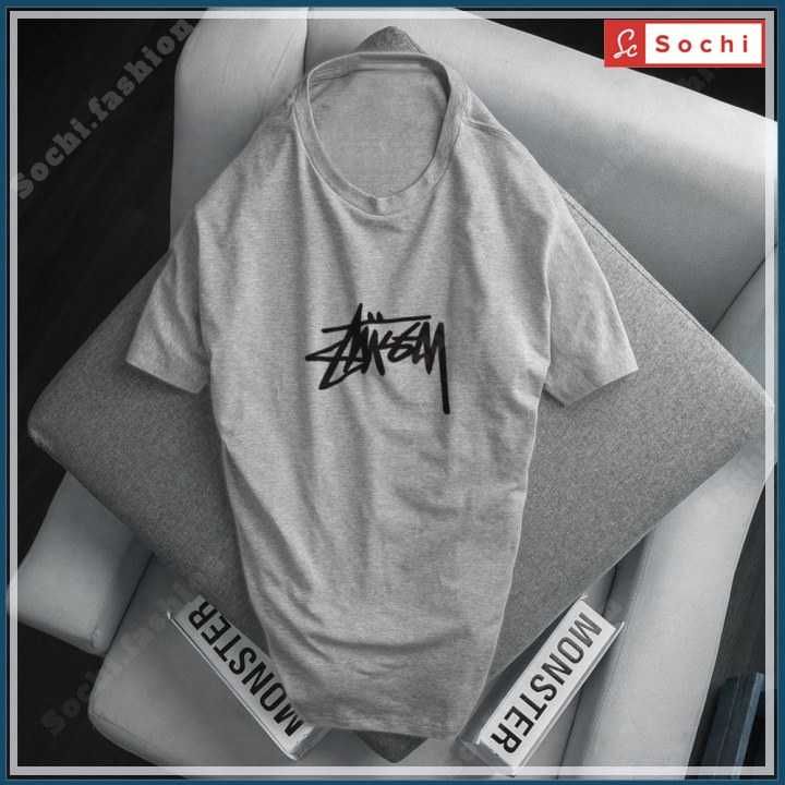 Áo thun cotton nam, áo thun nam tay ngắn cổ tròn, thời trang in hình trước ngực CZ.91