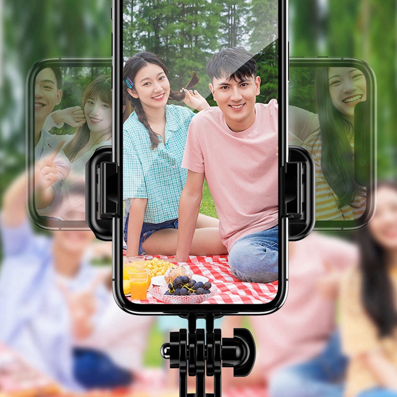 Gậy Tự Sướng Có Thể Kéo Dài Kèm Giá Đỡ Ba Chân Bluetooth Và Điều Khiển Từ Xa Cho Thiết Bị Apple Và Android