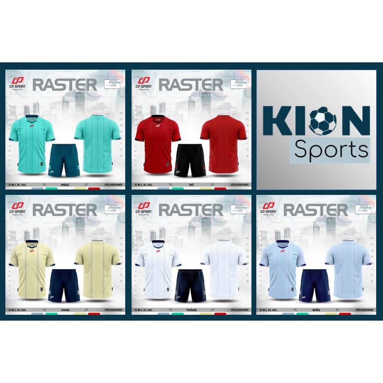 Áo đá bóng,đồ đá banh không logo thun mè cao cấp CP RASTER chuẩn thi đấu thấm hút mồ hôi cực đẹp – KION SPORTS