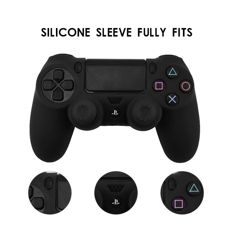 Vỏ Silicone bảo vệ cho điều khiển chơi game Playstation 4/PS4 Pro/PS4 Slim