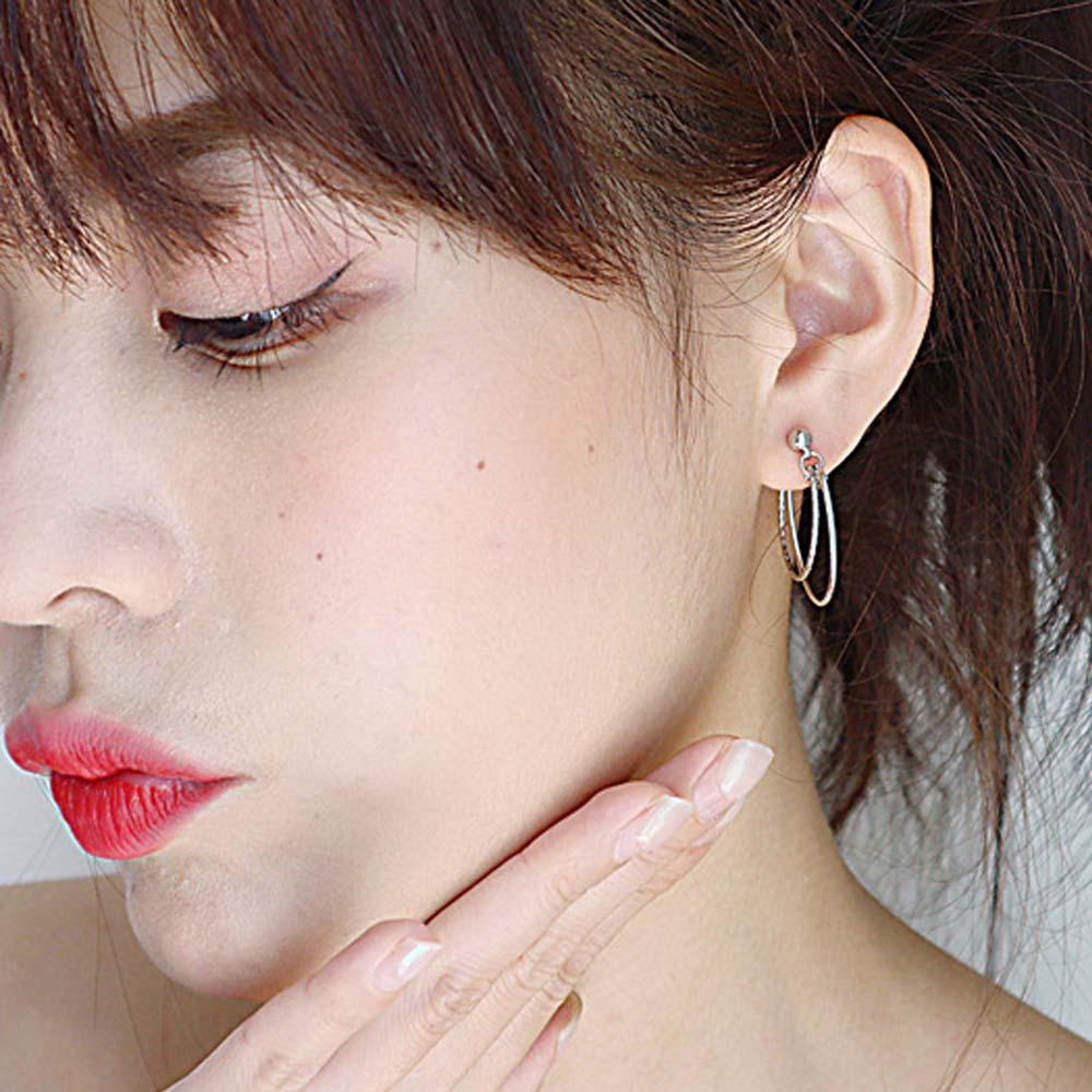 Bông Tai Dạng Vòng Phong Cách Retro Thời Trang Cho Nữ MXMUSTY