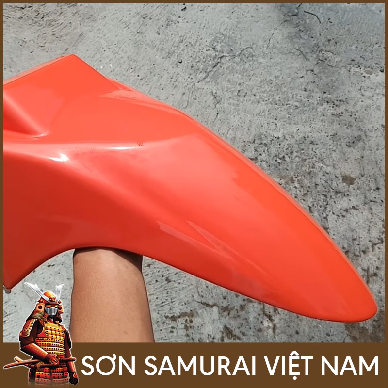 Sơn Samurai Việt Nam - Combo Son Xit Samurai Màu Cam 115