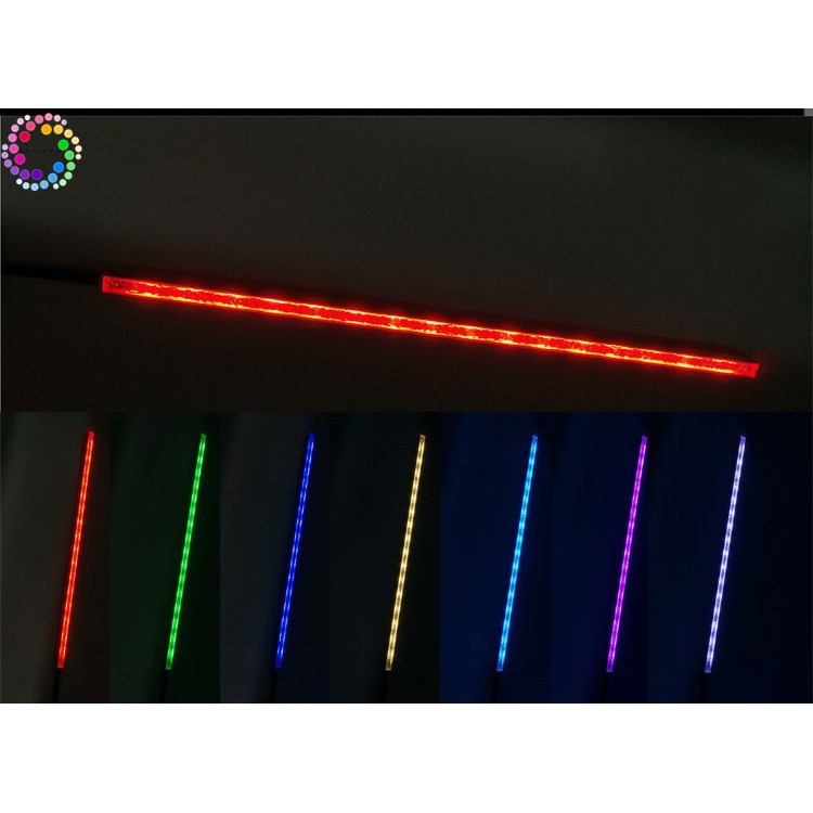 Thanh led RGB 28cm đồng bộ main 5v 3pin, Bề mặt phủ nhựa Arcrylic giả đá quý