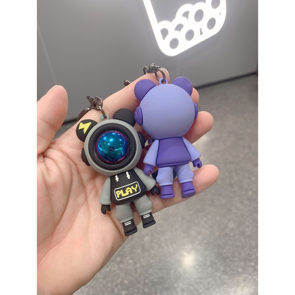 Móc Khóa Xe Hơi/ Balo Hình Chú Gấu Tia Chớp/ Phi Hành Gia Dễ Thương