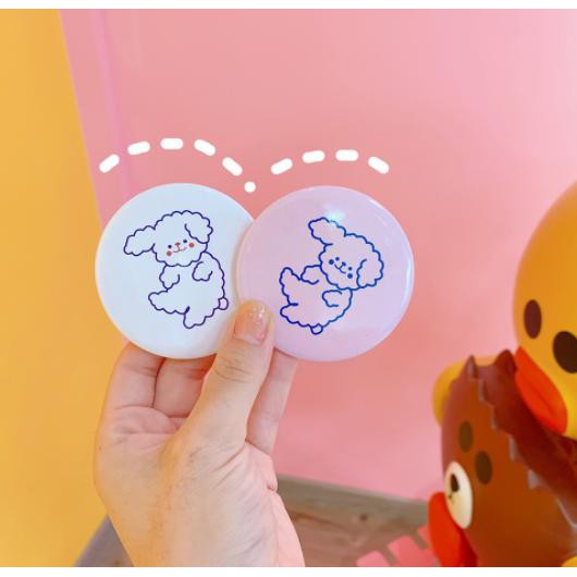 GƯƠNG CẦM TAY MINI HÌNH TRÒN NHIỀU HÌNH DỄ THƯƠNG BỎ TÚI