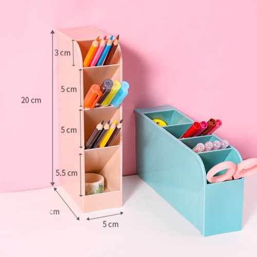 Kệ nhựa để bàn học bàn làm việc 4 ngăn bằng nhựa cao cấp giúp tiết kiệm không gian dọn dẹp đồ dùng gọn gàng