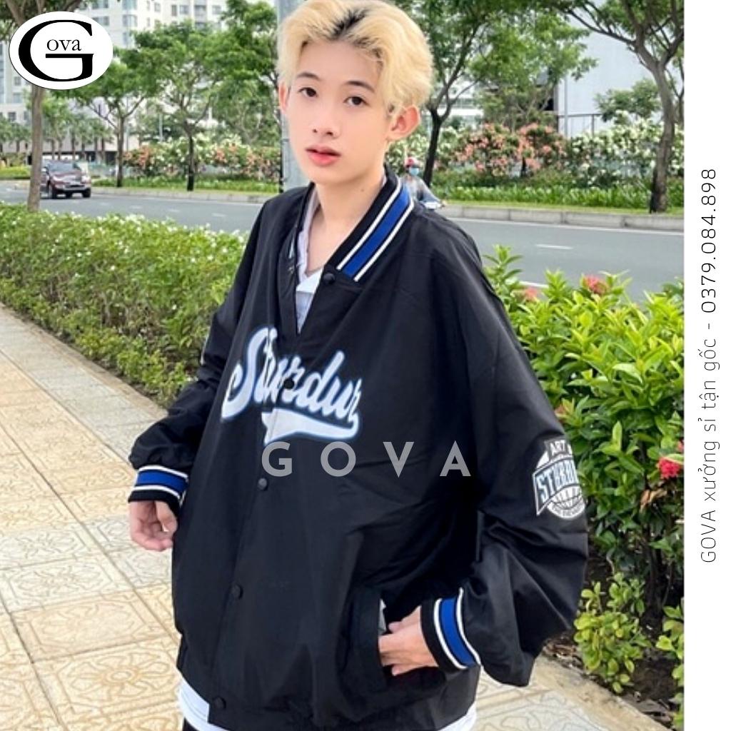 Áo Bomber Jacket Dù 2 Lớp STURDUR Unisex Nam Nữ GOVA